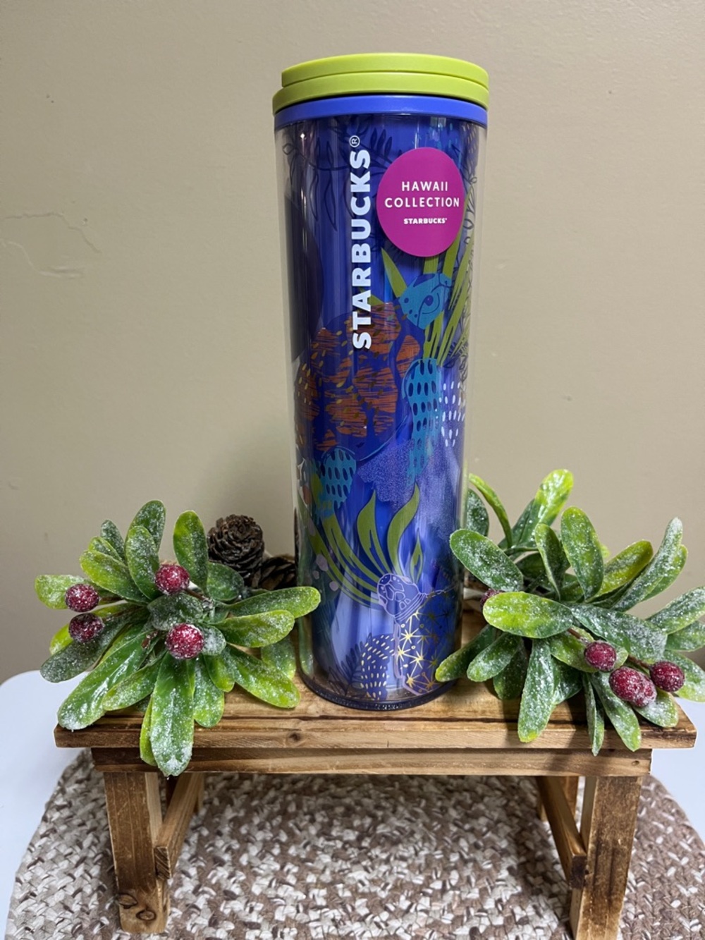Starbucks 16 oz Hawaiian Collection Sea Turtle Tumbler NWT